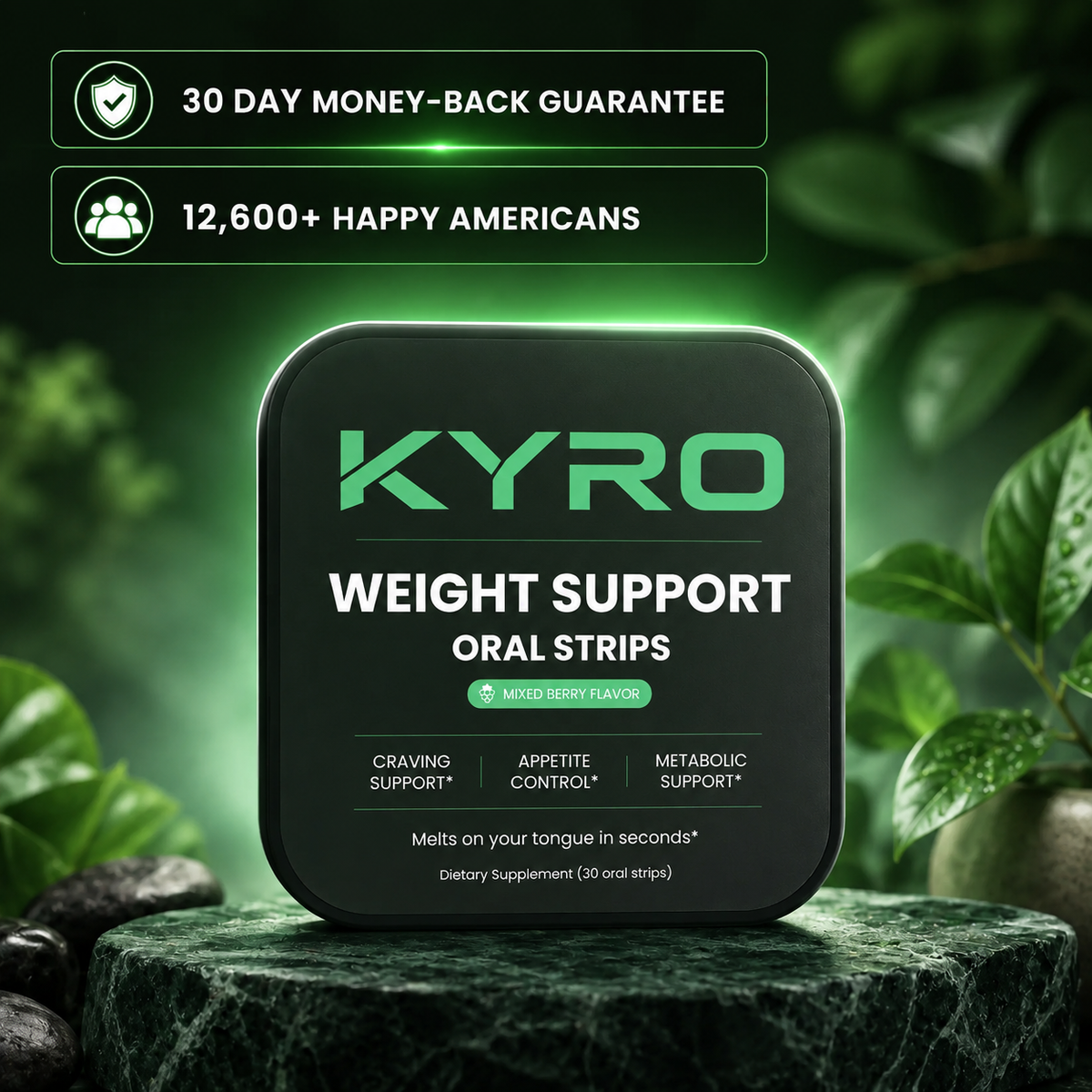 KYRO Weight Support Oral Strips (30 Strips)